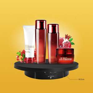 3 in 1スマート電気回転ビジュアライザー360度ターンテーブルUSBチャージディスプレイスタンドビデオ写真スタジオ撮影 - Product Image 4