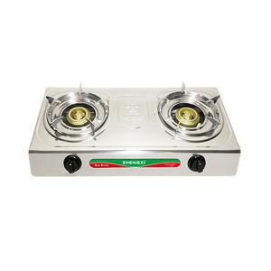 शीर्ष गुणवत्ता वाले घरेलू रसोई उपकरण 2 बर्नर गैस कुकिंग स्टोव सस्ती कीमत स्टेनलेस स्टील Fst हीटिंग 2 बर्नर गैस कुकटॉप्स - Product Image 6