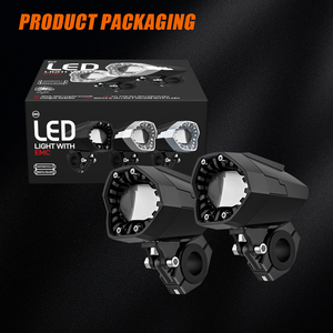 Angel Eye Scooter Moto Motor Spotlight LED motocicleta faro mini luz de conducción para motocicleta <span class=keywords><strong>Ojo</strong></span> de Ángel para moto - Product Image 6