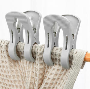 Pince <span class=keywords><strong>à</strong></span> <span class=keywords><strong>linge</strong></span> de style japonais de grande taille, pince en plastique robuste coupe-vent et anti-UV pour couvertures, idéale partout - Product Image 3