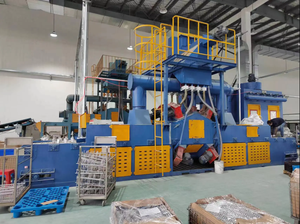 带有自动装卸设备磨料清洗工艺齿轮箱的新型金属丝网带式抛丸机 - Product Image 6