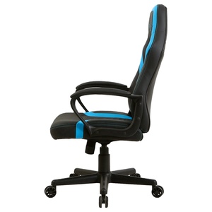 Chaise de jeu PC ergonomique noire et bleue, chaise de bureau gaming, chaise de bureau gamer, fauteuil de jeu, chaise de bureau gaming pour ordinateur - Product Image 4