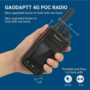 Radio Portátil Gaodaptt GD-K1 4G PoC LTE con Doble Tarjeta SIM, Walkie Talkie 4G de Largo Alcance, Intercomunicador Bidireccional para Negocios - Product Image 3