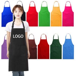 Delantal de Cocina Personalizado con Logotipo Impreso, Multicolor, Moderno, sin Mangas, Ajustable, Ecológico, Duradero, Lavable, de Algodón/Poliéster - Product Image 2