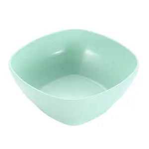 Environment friendly Wheat Straw Bowls Dishes Set Household PP Bowls Salad Bowls Colorful Wheat Straw Tableware
