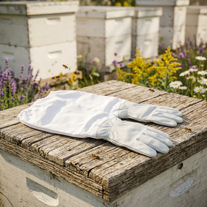 HIGH QUALITY - Premium <b>Bee</b> Leather Gloves Make Beekeeping - Product Image 4
