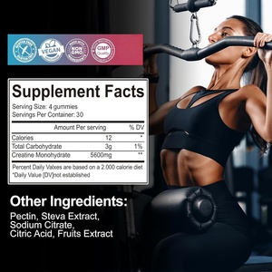 Gomitas de Monohidrato de Creatina de Marca Privada OEM/ODM para el Desarrollo Muscular, Suplementos Pre-Entrenamiento para Mujeres y Hombres - Product Image 2