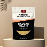 Poudre d'extrait de fruit de Baobab 100% pure et naturelle, qualité alimentaire, extraction par solvant, conditionnement en fût