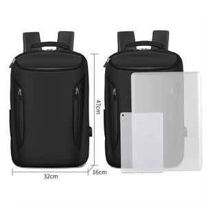 <span class=keywords><strong>Maleta</strong></span> resistente al agua <span class=keywords><strong>Mochila</strong></span> <span class=keywords><strong>Viaje</strong></span> de negocios Laptop <span class=keywords><strong>Mochila</strong></span> de <span class=keywords><strong>viaje</strong></span> Bolsa de mano para hombres y mujeres con cargador USB - Product Image 3