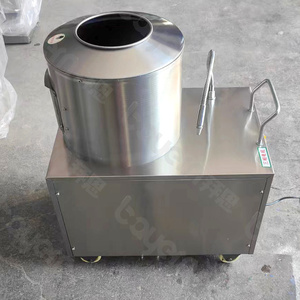 Ngành công nghiệp hoàn toàn tự động điện Khoai Tây Chip làm cho nhanh chóng lột khoai tây Peeler rửa máy làm sạch hoạt động dễ dàng - Product Image 5