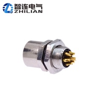 Conector de Cable de Alimentación Automotriz de 4 Pines, Impermeable IP67, USB/DIN/Terminal de Crimpado, Conector de Aviación M8, Enchufe PCB Macho/Hembra