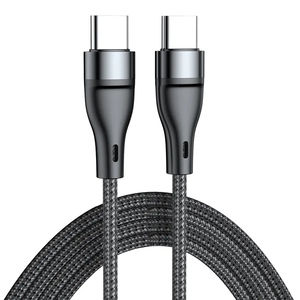 สายชาร์จเร็ว USB C to USB C PD 60W พร้อมสายถักป้องกัน ไนลอน รองรับกระแสไฟ 3A ใช้กับคอมพิวเตอร์ ถ่ายโอนข้อมูล ตัวนำทองแดงแท้ - Product Image 6