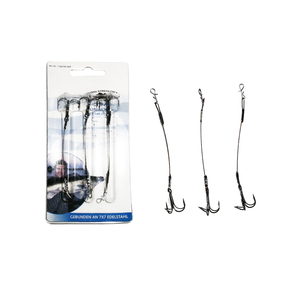 SELCO Chine appâts en caoutchouc en gros PIKE pêche stinger <span class=keywords><strong>fil</strong></span> leader avec clip 7*7 enduit stinger rig - Product Image 6