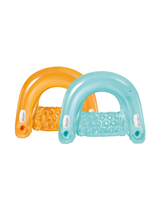 Nouvel Arrivage Transat Flottant Portable Arc-en-ciel avec Porte-Gobelet en PVC, Charge Maximale 100 kg