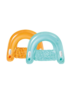 Nouvel Arrivage Transat Gonflable Portable Arc-en-ciel <span class=keywords><strong>avec</strong></span> Porte-Gobelet pour <span class=keywords><strong>Piscine</strong></span> - Product Image 1