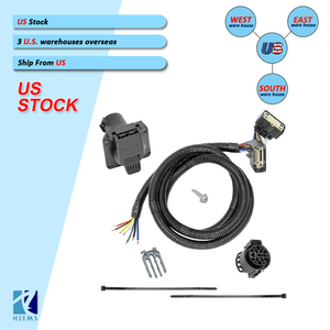 7-контактный жгут проводов для прицепа, комплект 56413 транспортных средств, стандарт для Ford F-150, Fit буксировочный жгут, 2015 2016, 2017, 2018, 2019 2020 нас - Product Image 1