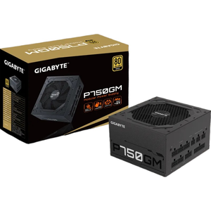Alimentation PC de bureau modulaire <span class=keywords><strong>GIGABYTE</strong></span> P750GM <span class=keywords><strong>750W</strong></span> Gold ATX3.0 PCIe5.0 24 broches en gros, en stock - Product Image 1