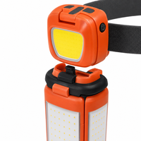 Lampes de camping LED rechargeables 2-en-1 détachables avec trépied et lampe frontale Type-C 4200LM avec crochet