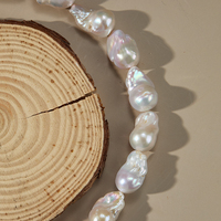 Perles de culture baroques blanches naturelles de qualité 4A, en gros, grande taille, 14-20 mm