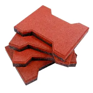 High Quality Horse Stable Dog Bone Rubber Tiles Brick Paver