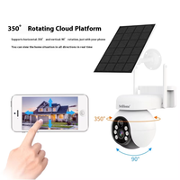 Solaire LED Route Longue Durée 4G Surveillance à Distance Humanoïde Détection Alarme Téléphone Mobile Compatible Lumière Solaire avec Caméra Cctv