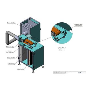Machine de débavurage sur mesure AMT VINA, fabricant vietnamien, contrôle PLC, haute efficacité, acier, OEM ODM - Product Image 2
