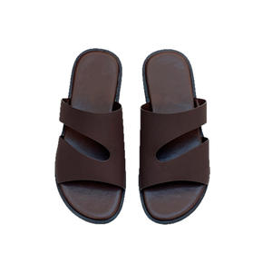 <span class=keywords><strong>Sandales</strong></span> romaines respirantes en cuir véritable à enfiler, motif uni, nouvelle collection été 2025 - Product Image 5