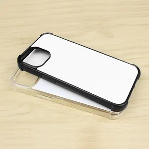 DIY Sublimation Phone Case For IPhone 15 / IP14 Blank Mobile Phone Cases Anti-Shock Protective Shell For IPhone 15 Pro Max