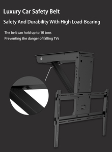 Electric Motorized Flip Down Pitched Roof Tv Bracket Ceiling TV Mount for 32&quot; to 70&quot; Screen <strong>Master</strong> Pack - Product Image 3