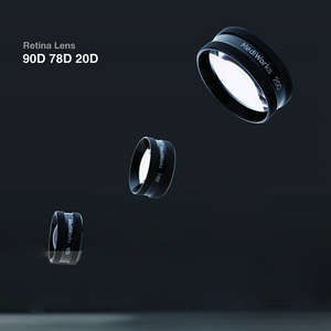 Lámpara de hendidura oftálmica examen LED óptico 90D lente asférica - Product Image 6