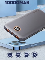LDNIO PQ10 portátil 2,1 salida 10000mAh con doble Usb alta densidad li-polímero 10000mAh banco de energía