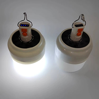 Lampe solaire d'urgence multifonction rechargeable pour marché, avec télécommande, ampoule LED solaire d'intérieur à économie d'énergie pour la maison