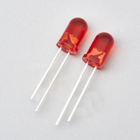 5mm Ronde LED Diode Lumière Rouge Couleur Led Diodes Longs Pieds Lentille Diffusée Oem Production