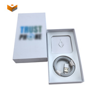 Boîtes de chargeur de téléphone portable d'emballage blanc de luxe personnaliser Logo et couleur paquet Smartphone boîte vide pour Iphone