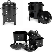 Fumoir Baril Viande et Poisson, Barbecue Grill Extérieur, Cuisine d'Extérieur