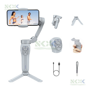 Estabilizador de Gimbal para Smartphone de 3 Ejes, Portátil, con Seguimiento por IA y Soporte Bluetooth, Gris L7Cpro - Product Image 1