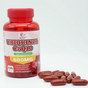 Cápsulas Blandas de CoQ10 Ubiquinol de Alta Potencia DUOZI 600MG |   Fábrica de Suplementos Premium para el Envejecimiento Saludable OEM ODM - Product Image 1