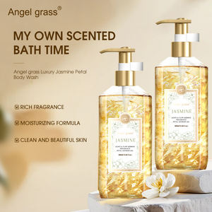 OEM/ODM 300ml Herbe d'Ange Jasmin Parfum Pétale <span class=keywords><strong>Gel</strong></span> <span class=keywords><strong>Douche</strong></span> Mousse Dense pour un Nettoyage en Profondeur Lumière Blanchiment Hydratant Quotidien - Product Image 3