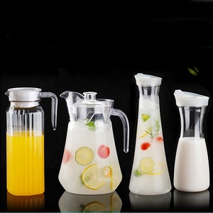 Sữa Cà Phê Nước Cam 1L Tái Sử Dụng Nhựa Rõ Ràng Bình Tủ Lạnh Jug với Nắp - Product Image 6