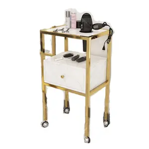 Barber shop cabinet tool table hair salon special rack hairdressing floor mirror table cabinet