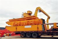 Grue à portique électrique avec conteneur à cheval Hauteur de levage de 10m Capacité de chargement maximale de 80 tonnes Applications de construction en plein air