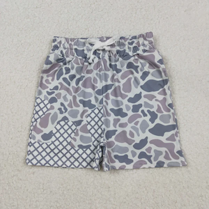 Listos para Enviar, Bajo MOQ, Pantalones Cortos de Camuflaje con Bolsillos para Bebés y Niños Pequeños, Pantalones Cortos de Verano para Niños - Product Image 5