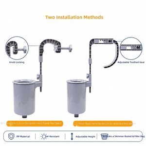 Skimmer per Piscina, Filtro a Suzione per Detriti, Senza Alimentazione Elettrica, Prodotto in Cina per Piscine - Product Image 2