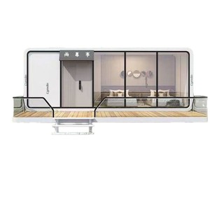 Carpa de Camping Moderna y Portátil, Rectangular, de Madera de Ingeniería, para Uso en Todas las Estaciones al Aire Libre - Product Image 2
