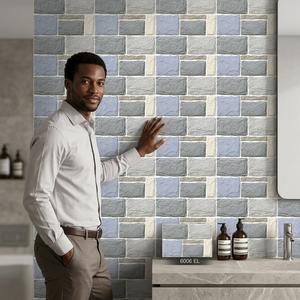 Azulejos de Pared de Cerámica con Diseño de Elevación Digital, Acabado Mate, 25x37.5cm (250x375mm), Precio de Fábrica OEM - Product Image 2