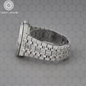 Montre-bracelet en diamant de qualité export, confortable à porter, pour un style de vie luxueux et une utilisation quotidienne, disponible au prix de gros - Product Image 2