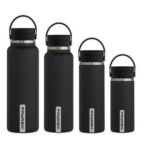 Gourde isotherme à double paroi en acier inoxydable, contenant isolé, pour conserver de l'eau chaude ou froide, pour le sport, n - Product Image 2