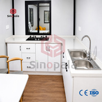 Casa Contenedor Expandible de 20 y 40 pies, Villa Modular Prefabricada de Lujo, Totalmente Equipada, en Venta