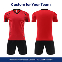 Uniformes de Fútbol Personalizados, Sublimados, de Malla de Poliéster, con Logotipo, Nombre y Número, Camiseta de Fútbol OEM al por Mayor