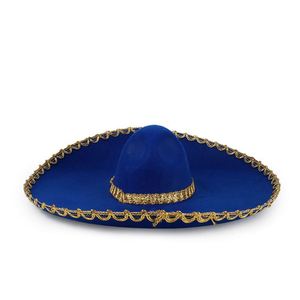 Sombreros de Vaquero Estilo Occidental al por Mayor, Sombreros Fedora de Fieltro de Ala Ancha, Sombreros Fedora de Vaquero con Parte Superior Redonda - Product Image 2